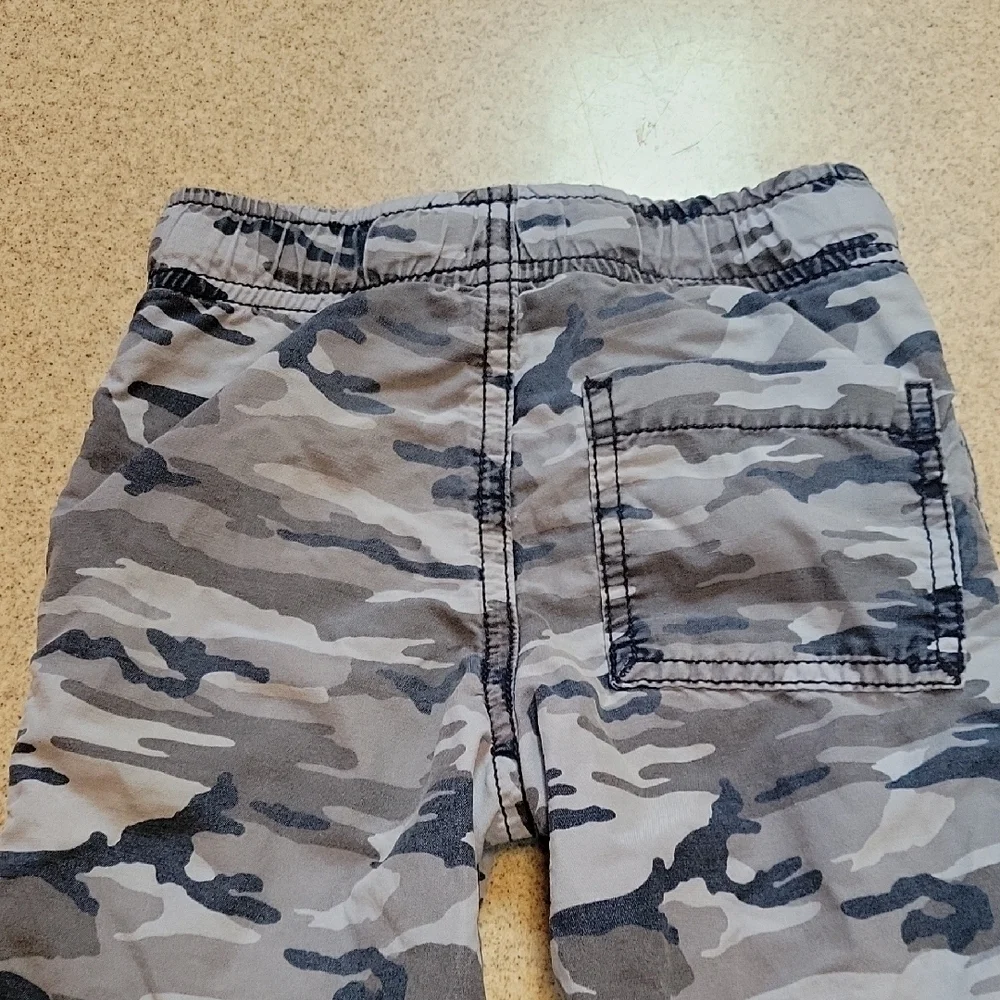 Gymboree Urban Camouflage Gray Black Casual Bottoms With Inside Lining 18-24MO